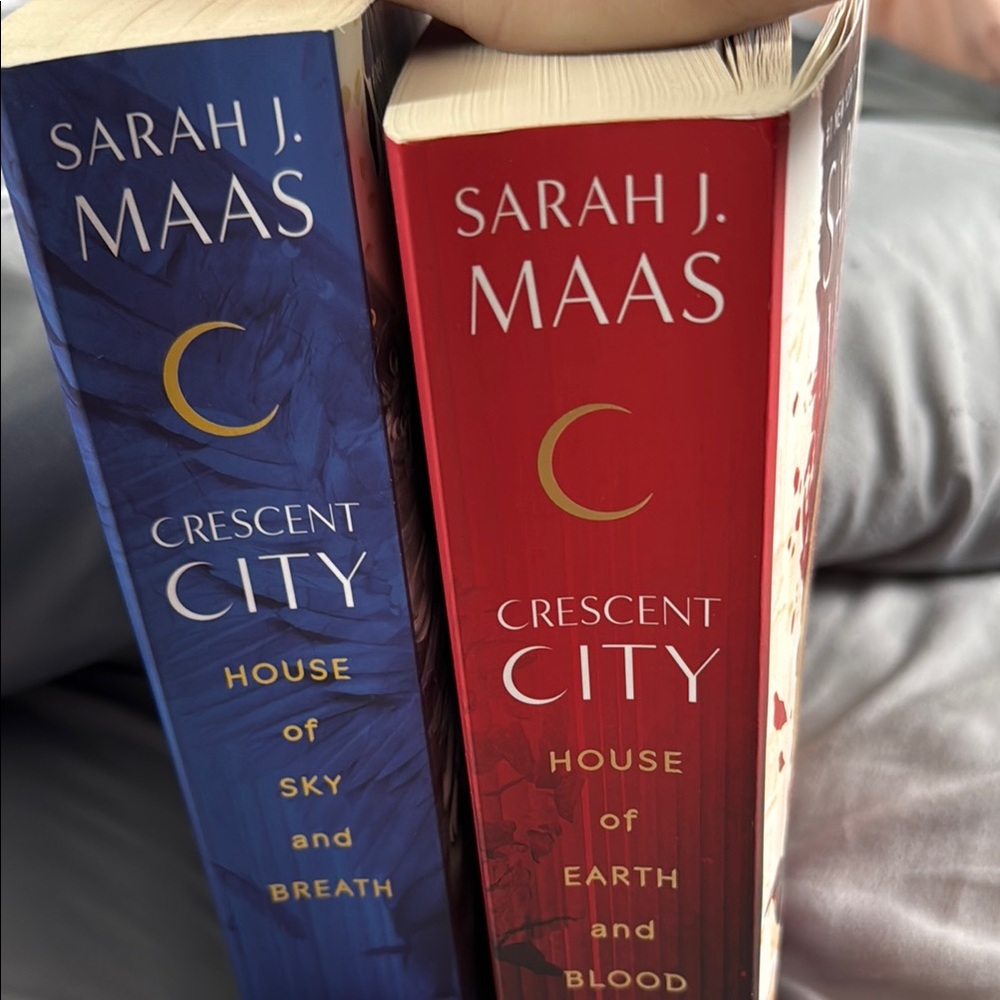 Crescent City Book Set - Blue and Red Covers